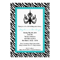 Zebra Invitation Template